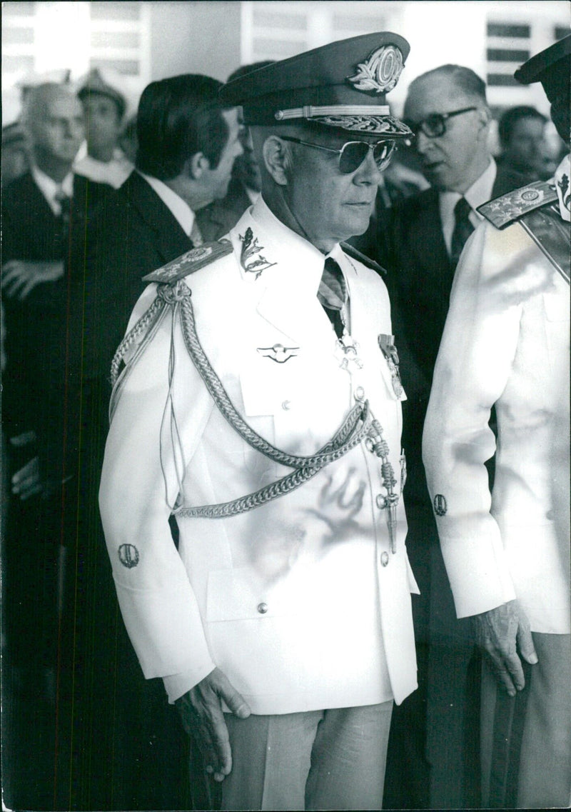 Brazilian Service Chiefs: GENERAL HUGO ABREU Chief Military aide to President Ernesto Geisel of Brazil - Vintage Photograph