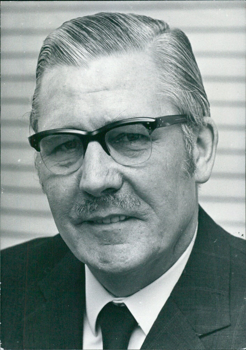 British Businessman Gordon Chandler, Chairman and Managing Director of Henlys Ltd. - Vintage Photograph