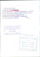 French politician CHARLES DE CHAMBRUN, member of the UDR - Vintage Photograph