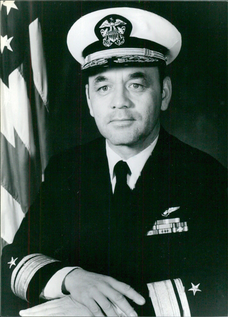 Rear Adm. Lawrence C. Chambers of the U.S. Navy - Vintage Photograph