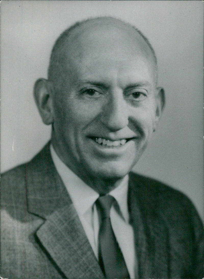 Dr. W. Edward Chamberlain, Head of the US Veteran Administration atomic medicine program and President of the American Roentgen Ray Society. - Vintage Photograph