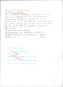 Jacques Chambaz, French Communist Party member - Vintage Photograph