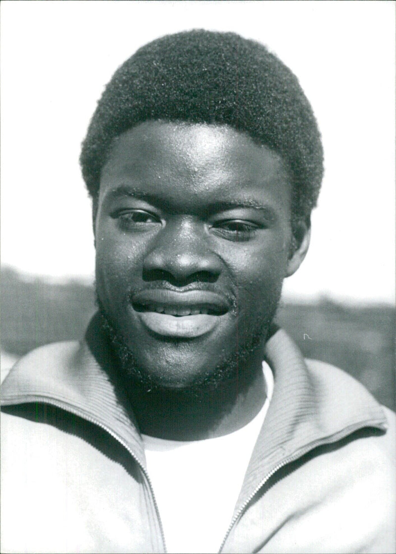 British Athlete Ossie Cham - Vintage Photograph