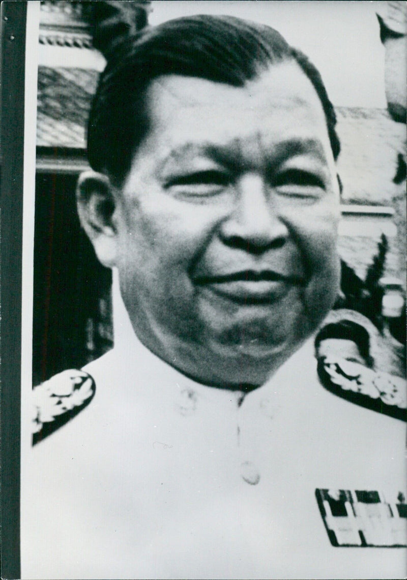 Thai Politicians: ADMIRAL SA-NGAD CHALORYOO Minister of Defence - Vintage Photograph