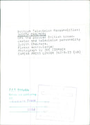 British Television Personality Judith Chalmers - Vintage Photograph