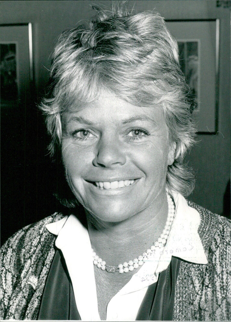 British Television Personality Judith Chalmers - Vintage Photograph