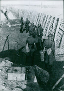 The tank ditch has been reached - Vintage Photograph