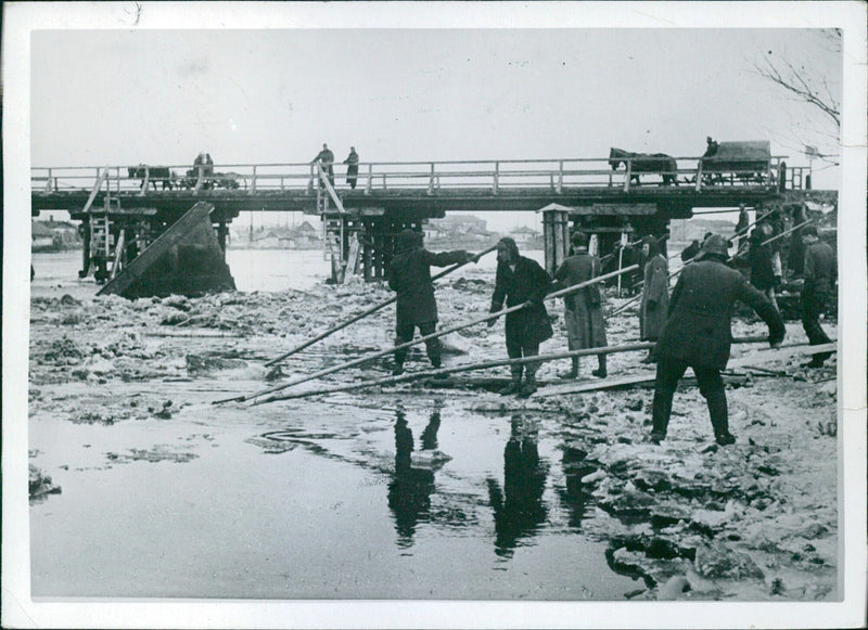 Snowmelt in the Donets Basin - Vintage Photograph