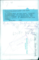 A speaker car from the German "entertainment detail" has gotten stuck in the snow. - Vintage Photograph