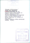 ABANG HAJI MUSTAPHA, Chairman of Negara Panas Party - Vintage Photograph