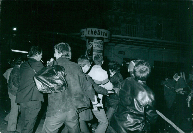 Pierre Fournier concert at the Stings Pleyel theater - Vintage Photograph