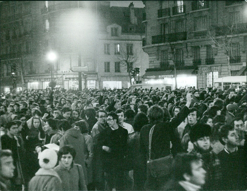 Demonstrations in Paris - Vintage Photograph