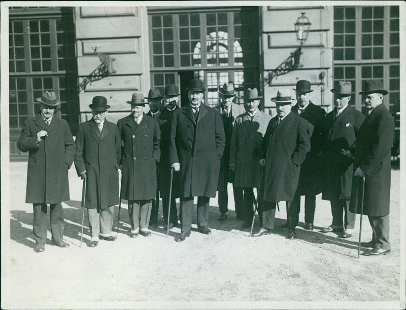 The Ekman government at the castle 1926-28 - Vintage Photograph