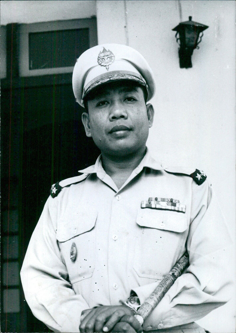 Laotian Politicians: GENERAL KOUPRASITH ABHAY - Vintage Photograph