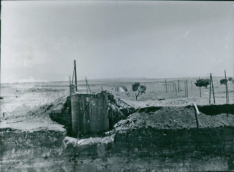 A bunker silenced by German troops - Vintage Photograph