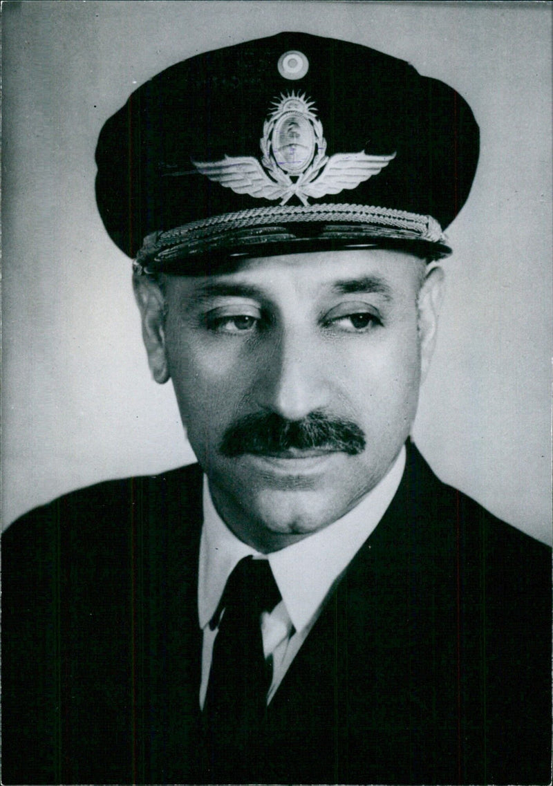 Argentinian Politicians: BRIGADIER RAMON A. ABRAHIN Secretary of State for Air - Vintage Photograph