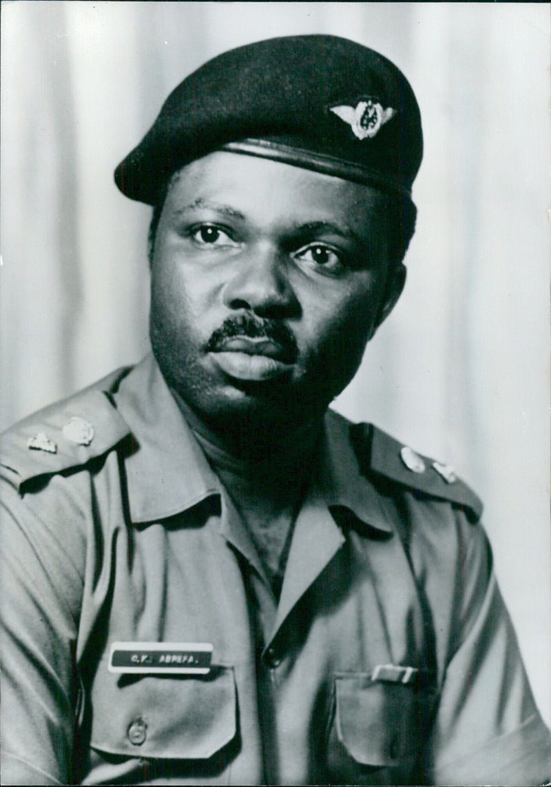 Lt. Col. D.K. ABREFA Commissioner for the Ashanti Region - Vintage Photograph