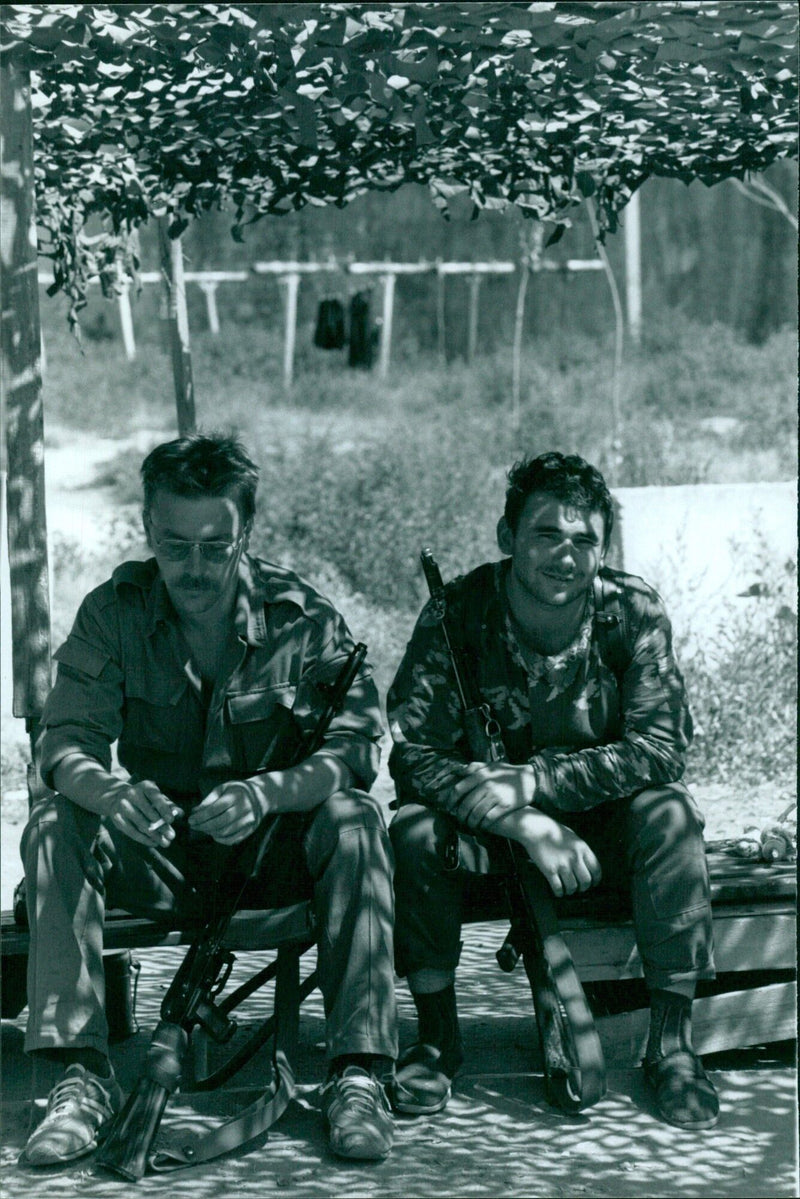 Russian Checkpoint - Vintage Photograph