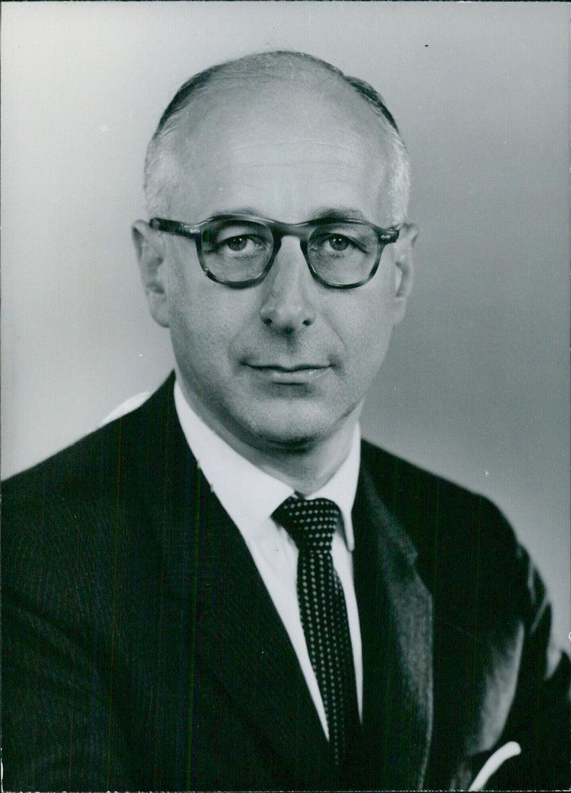 Gerald Abrahams, Chairman of Aquascutum Ltd. - Vintage Photograph