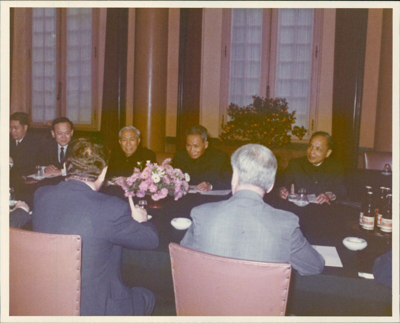 Paris Peace Talks Negotiators in Hanoi - Vintage Photograph