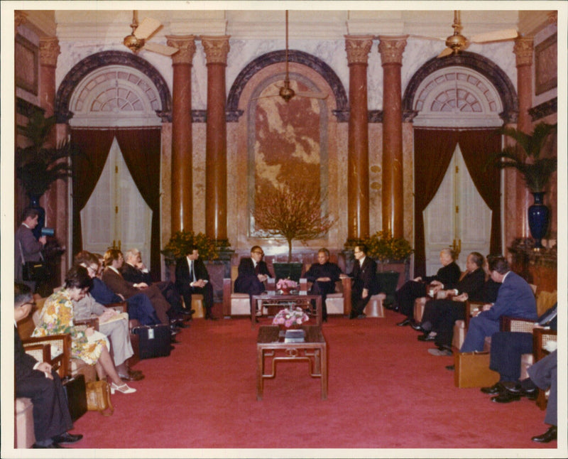 Henry Kissinger in Hanoi - Vintage Photograph