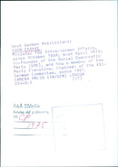 West German Politicians - Vintage Photograph