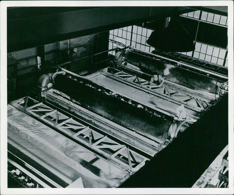 New Wood Pulp Process to Address U.S. News Print Paper Shortage - Vintage Photograph