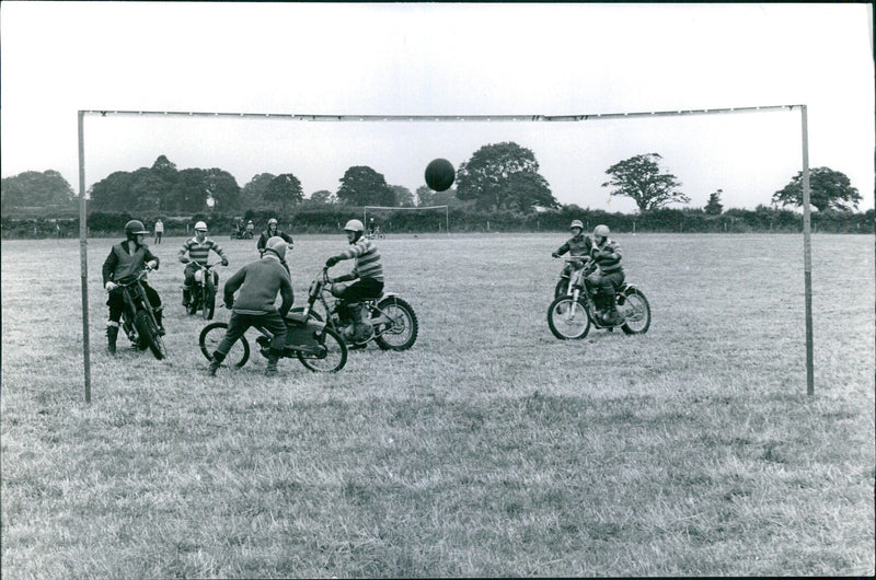 Soccer on wheels - Vintage Photograph