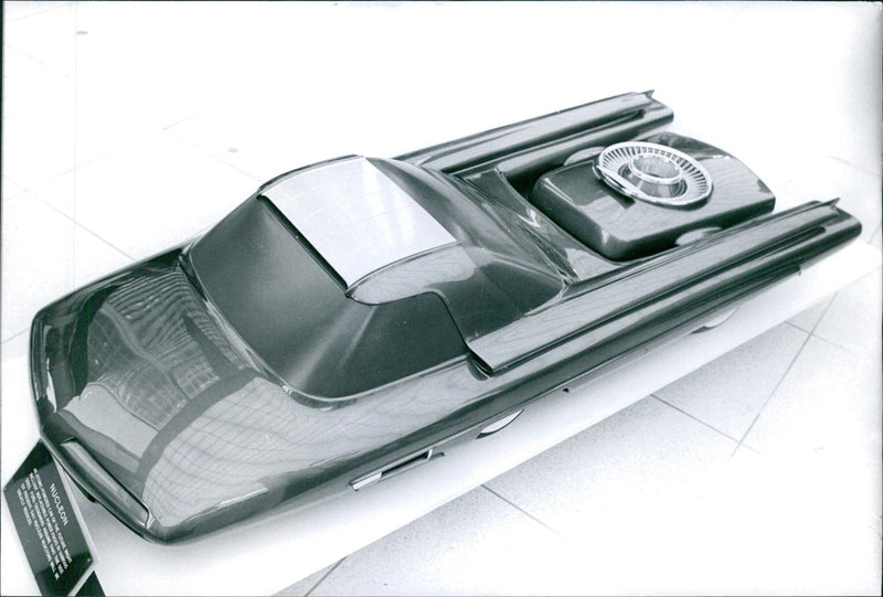 Nucleon C-powered car of the future - Vintage Photograph