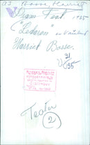 Actress Harriet Bosse on stage at Dram Teat. 1935 - Vintage Photograph