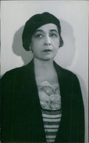 Actress Harriet Bosse on stage at Dram Teat. 1935 - Vintage Photograph