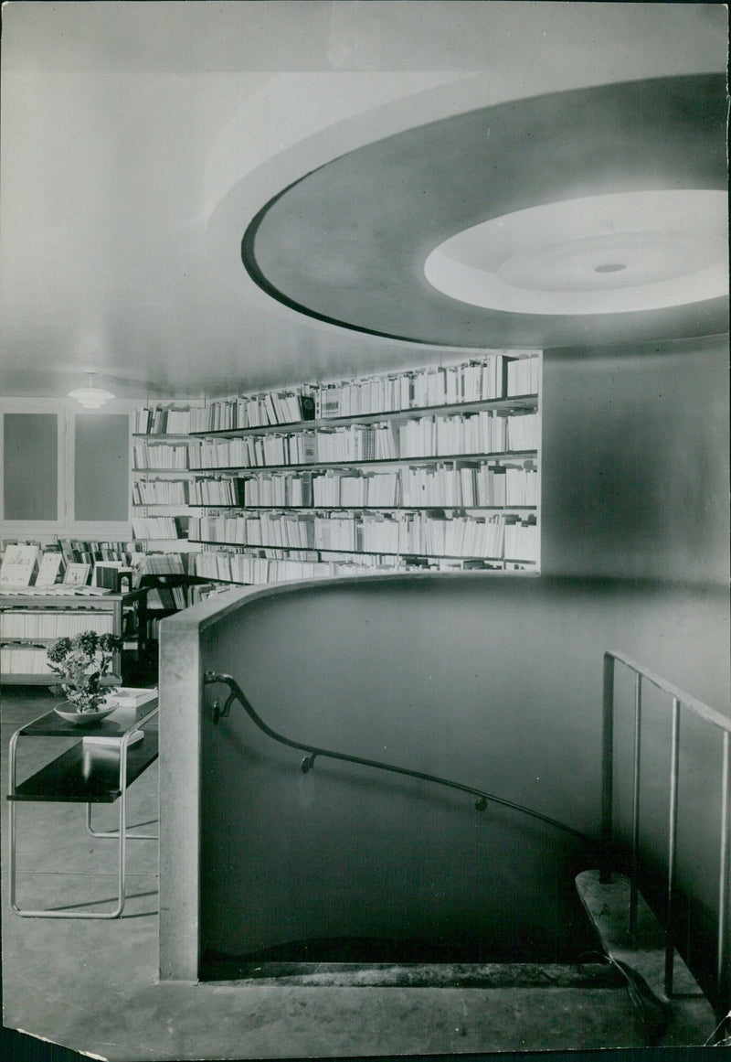 Interior of Abol. A. Wennergren's Bookstore - Vintage Photograph