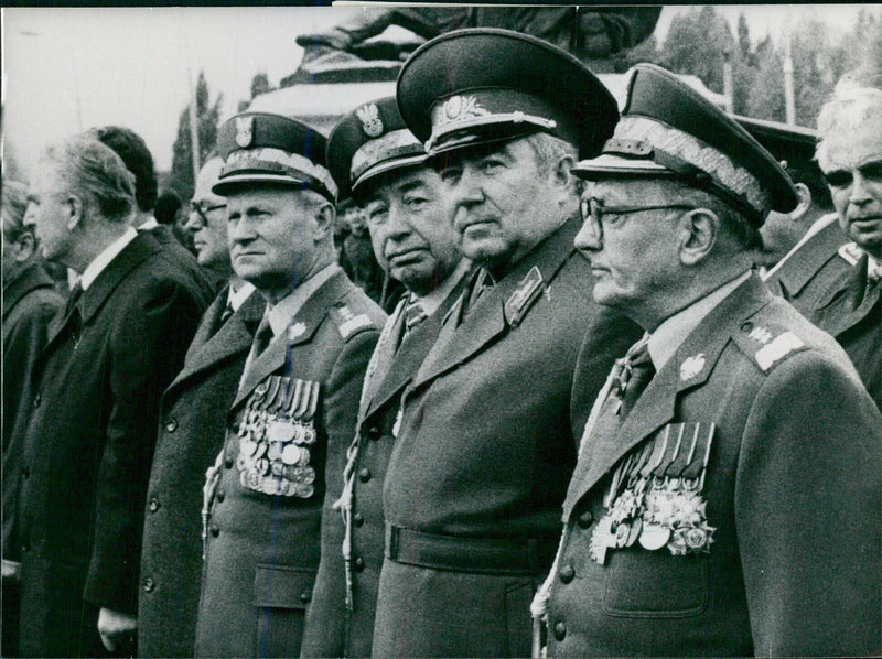 Polish Army celebrates 40th anniversary - Vintage Photograph