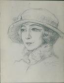 Harvie Bosse who belongs to the Image Archive of the magazine Idun in 1922 - Vintage Photograph