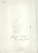 HARRIET BOSSE guest stars at the Royal Dramatic Theatre in Arans field - Vintage Photograph