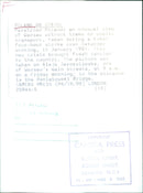 Paralyzed Poland during a four-hour strike in January 1981 - Vintage Photograph