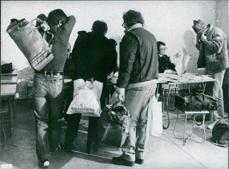 Polish Internees Released - Vintage Photograph