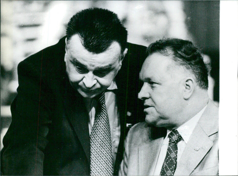 Polish Politicians: KANIA & GRABSKI - Vintage Photograph