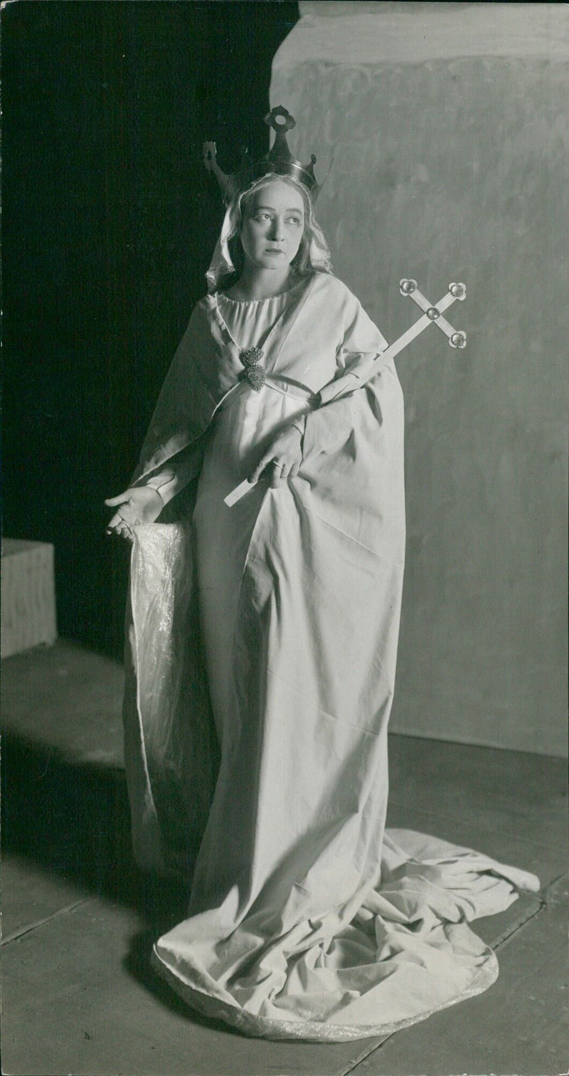 Mrs. Bone in Rendzika travel - Vintage Photograph
