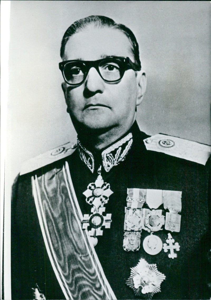 Brazilian Politicians: GENERAL SYLVIO FROTA Minister for the Army - Vintage Photograph