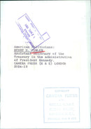 American Politician Henry H. Fowler in Stockholm, Sweden - Vintage Photograph