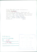 ERICH FRISLER, Chairman of Gewerkschaft Erziehung und Wissenschaft - Vintage Photograph