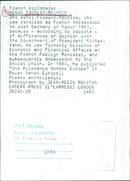 French Diplomat Henri Froment-Meurice - Vintage Photograph