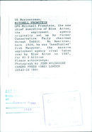 Mitchell Fromstein, CEO of Blue Arrow - Vintage Photograph