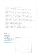 CLARE FRANCIS, Britain's First Female Yachtswoman - Vintage Photograph