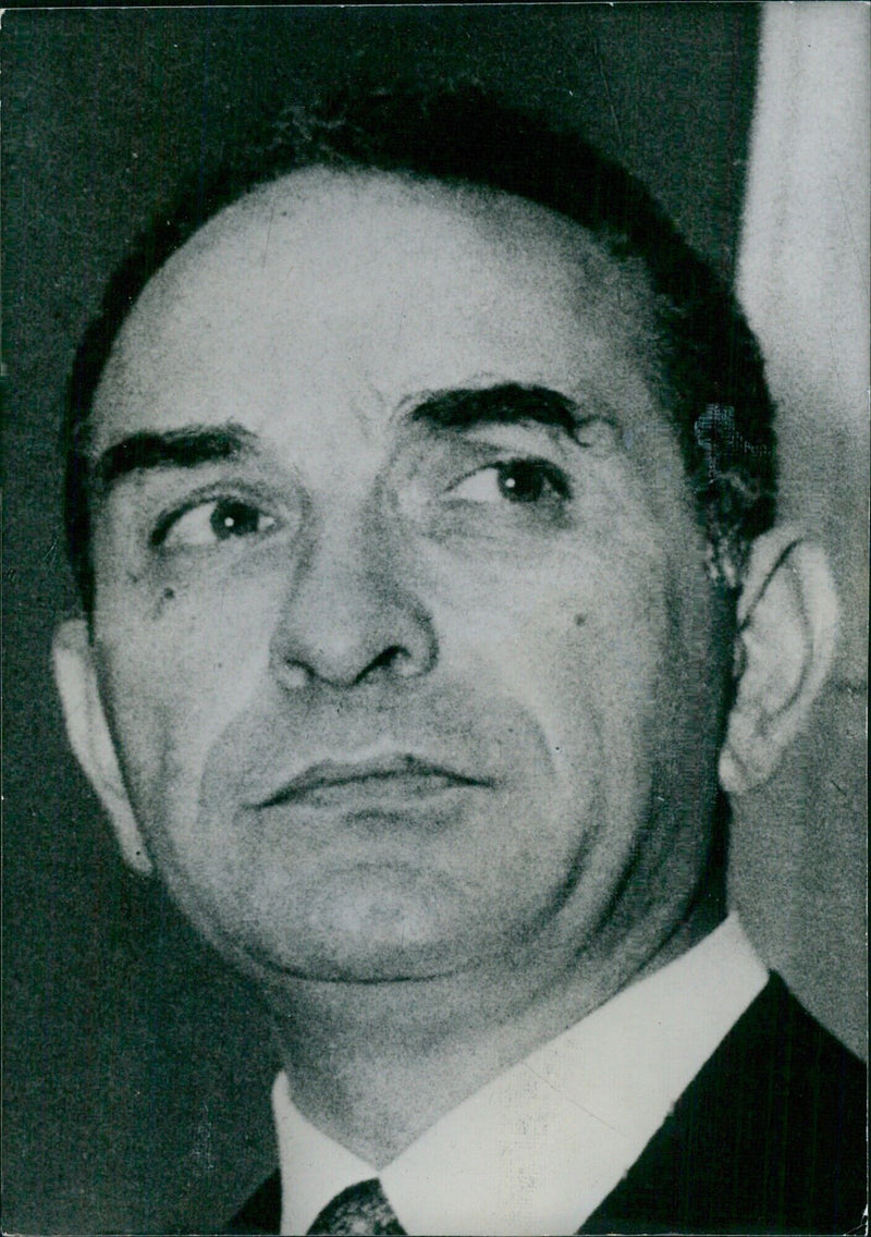 Greek Politicians: EMMANOUEL ETHENAKIS Minister of Co-ordination Alternate - Vintage Photograph