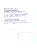 French Politicians: JACQUES FRIEDMANN - Vintage Photograph