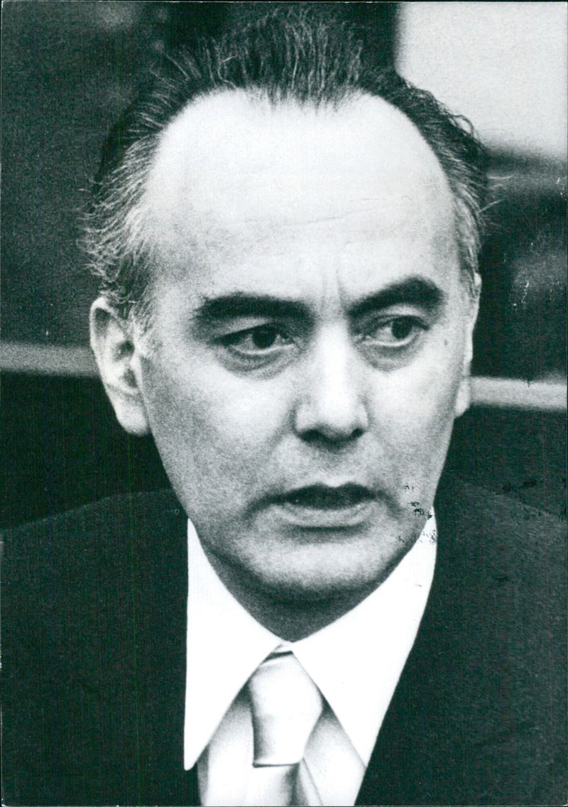 West German Politicians: Dr. HANS FRIDERICHS Minister of Economics - Vintage Photograph