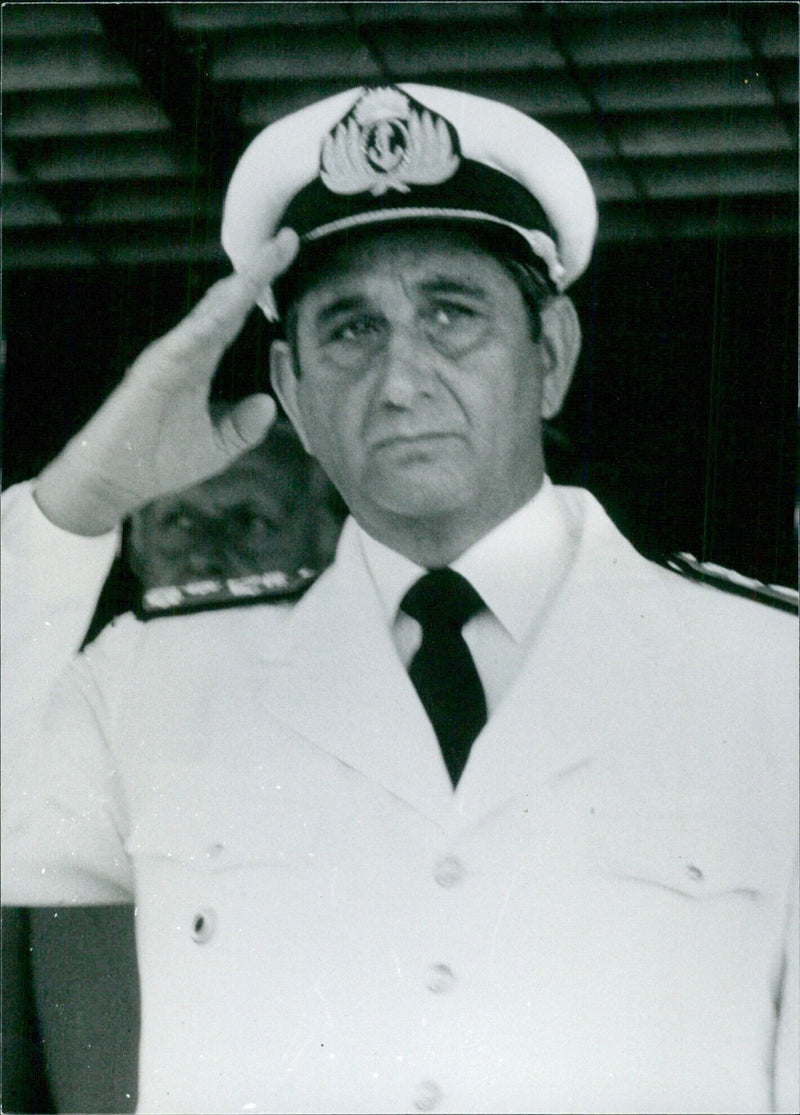 Admiral Ruben Franco, Argentina's Commander-in-Chief of the Navy - Vintage Photograph