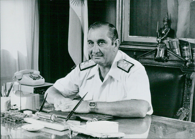 Adm. RUBEN OSCAR FRANCO OPS - Vintage Photograph